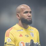 Goleiro Everson antes da partida contra o Fortaleza