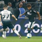 Lance do jogo Corinthians x Botafogo no Brasileirão 2024