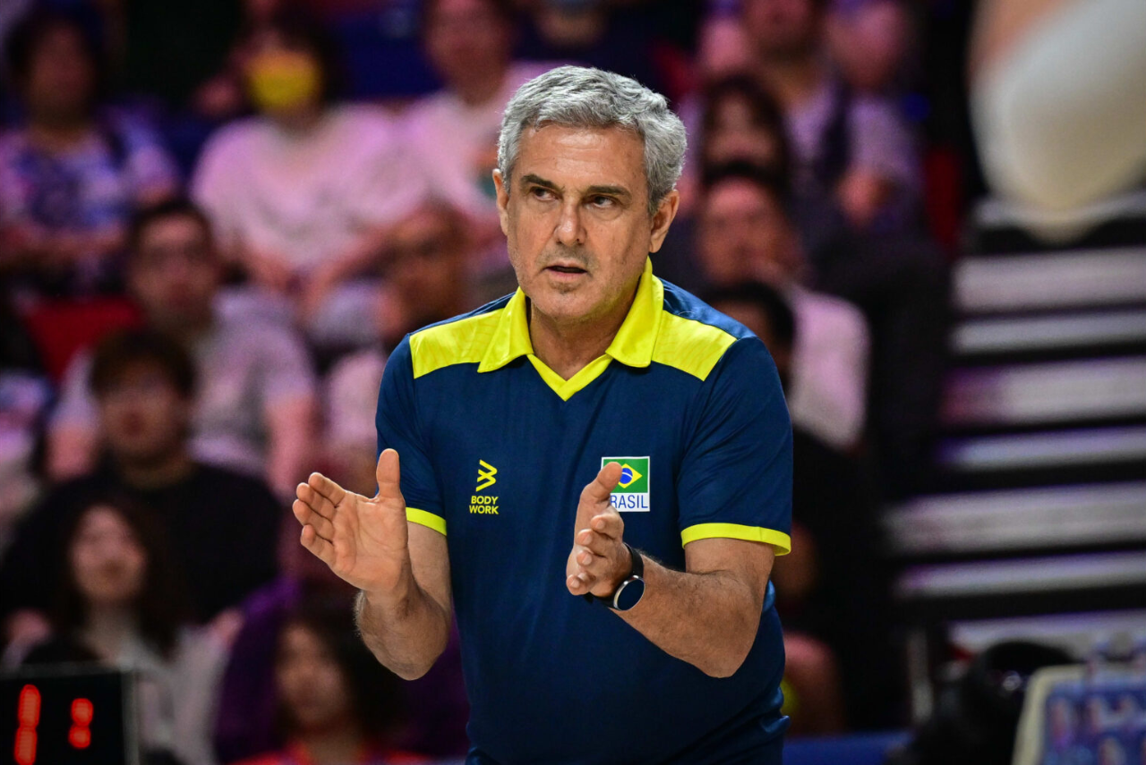 José Roberto Guimarães, técnico da Seleção Brasileira