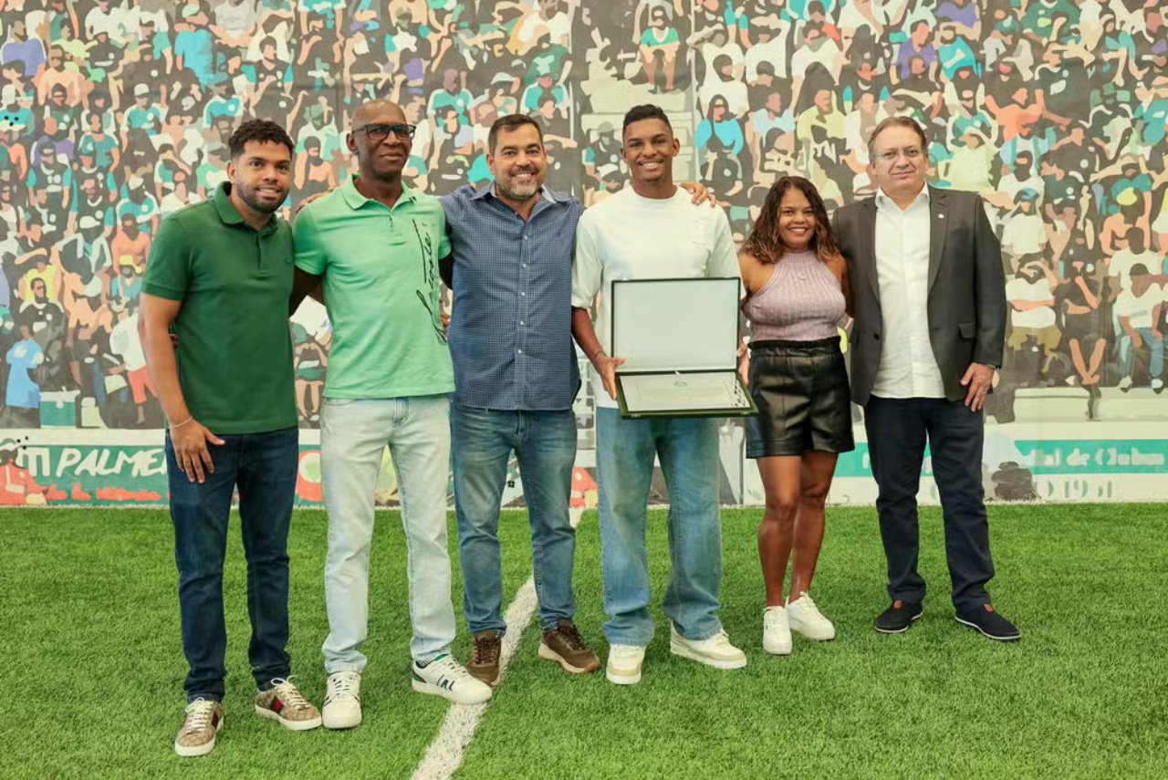 Luís Guilherme se despede do Palmeiras