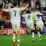 A Alemanha empatou o jogo no último minuto da partida. Foto: DFB/ Philipp Reinhard