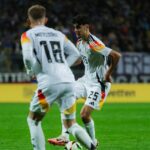 Alemanha e Ucrânia ficaram no 0x0 nesta segunda-feira (3). Foto: DFB/Philipp Reinhard