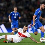 Itália e Turquia fizeram uma aprtida burocrática. Foto: Reprodução/X