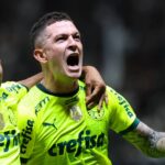 Aníbal abriu o placar contra o Galo. Foto: Cesar Greco/Palmeiras