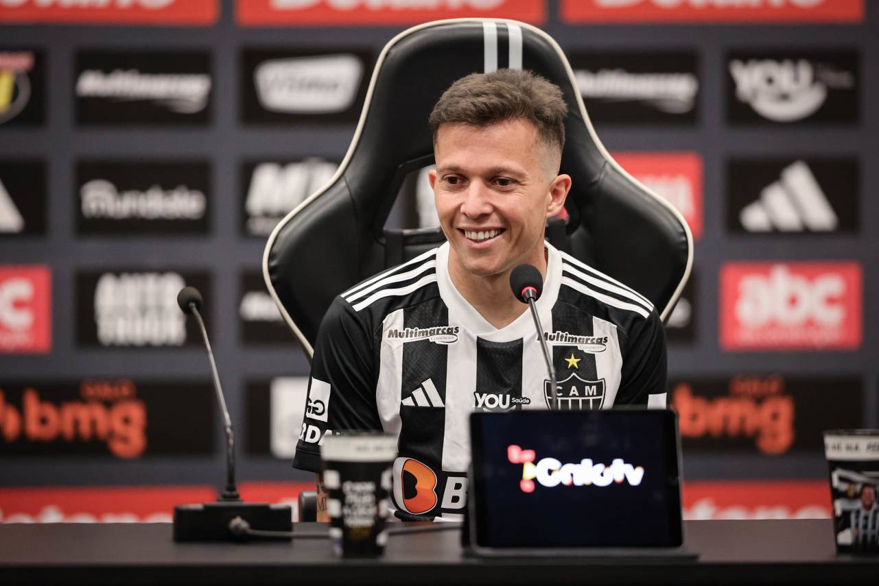 Bernard volta ao Galo após mais de 10 anos longe. Foto: Pedro Souza/Atletico