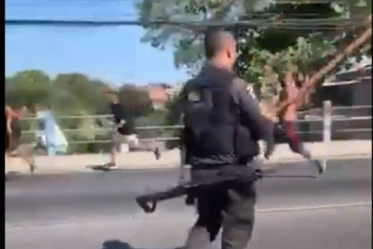 Fla x Flu começa marcado por brigas no Rio de Janeiro. Foto: Reprodução;X