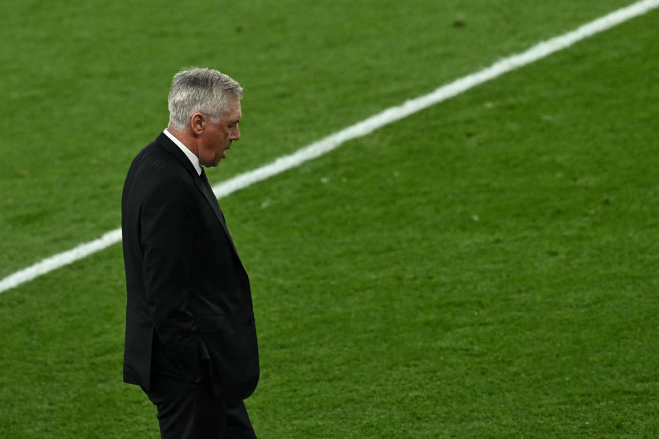 Carlo Ancelotti corre o risco de enfrentar a prisão na Espanha. Foto: BEN STANSALL/AFP
