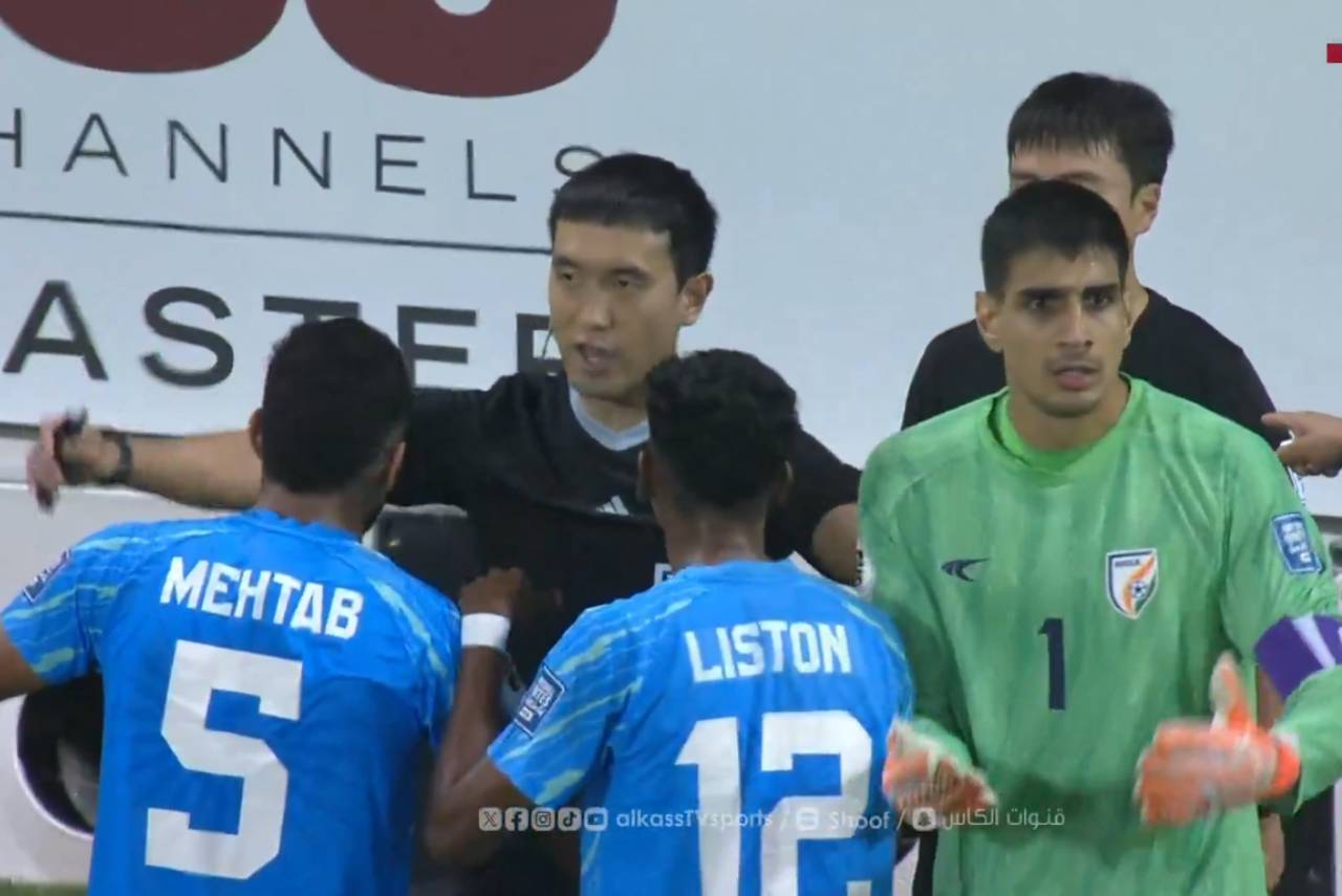 Seleção do Catar marcou um gol irregular. Foto: Reprodução/ AlkassTVSports