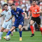 A Croácia mesmo jogando em Lisboa bateu os portugueses. Foto: PATRICIA DE MELO MOREIRA/AFP
