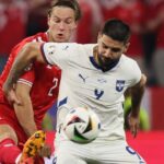 Dinamarca e Sérvia ficaram no empate sem gols pela Eurocopa (Foto: Reprodução)