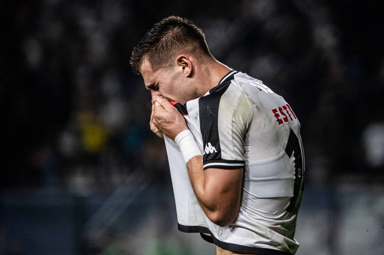 Gabriel Estrella marcou o primeiro gol com a camisa do Vasco. Foto: Leandro Amorim/Vasco