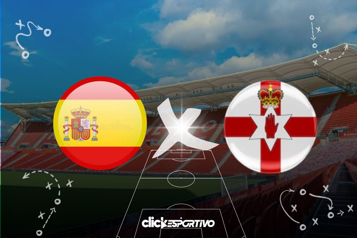 Espanha x Irlanda do Norte - Amistoso Internacional 2024