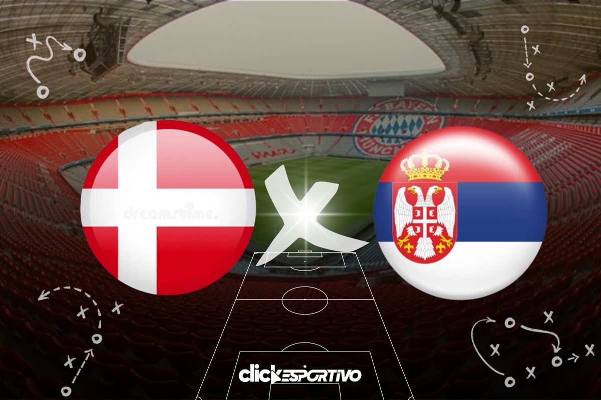 Dinamarca x Sérvia - Eurocopa 2024