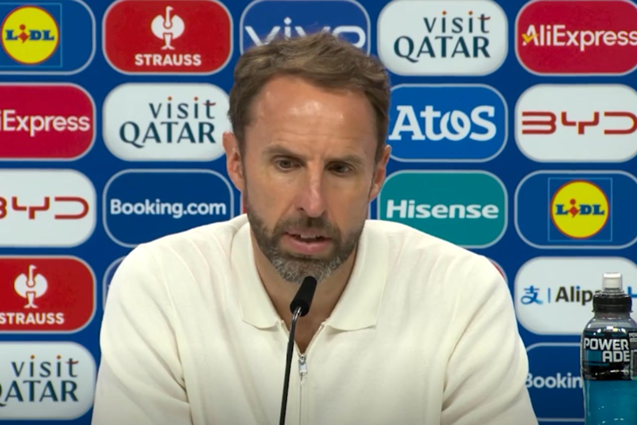 Gareth Southgate, treinador da Inglaterra (Foto: Reprodução)