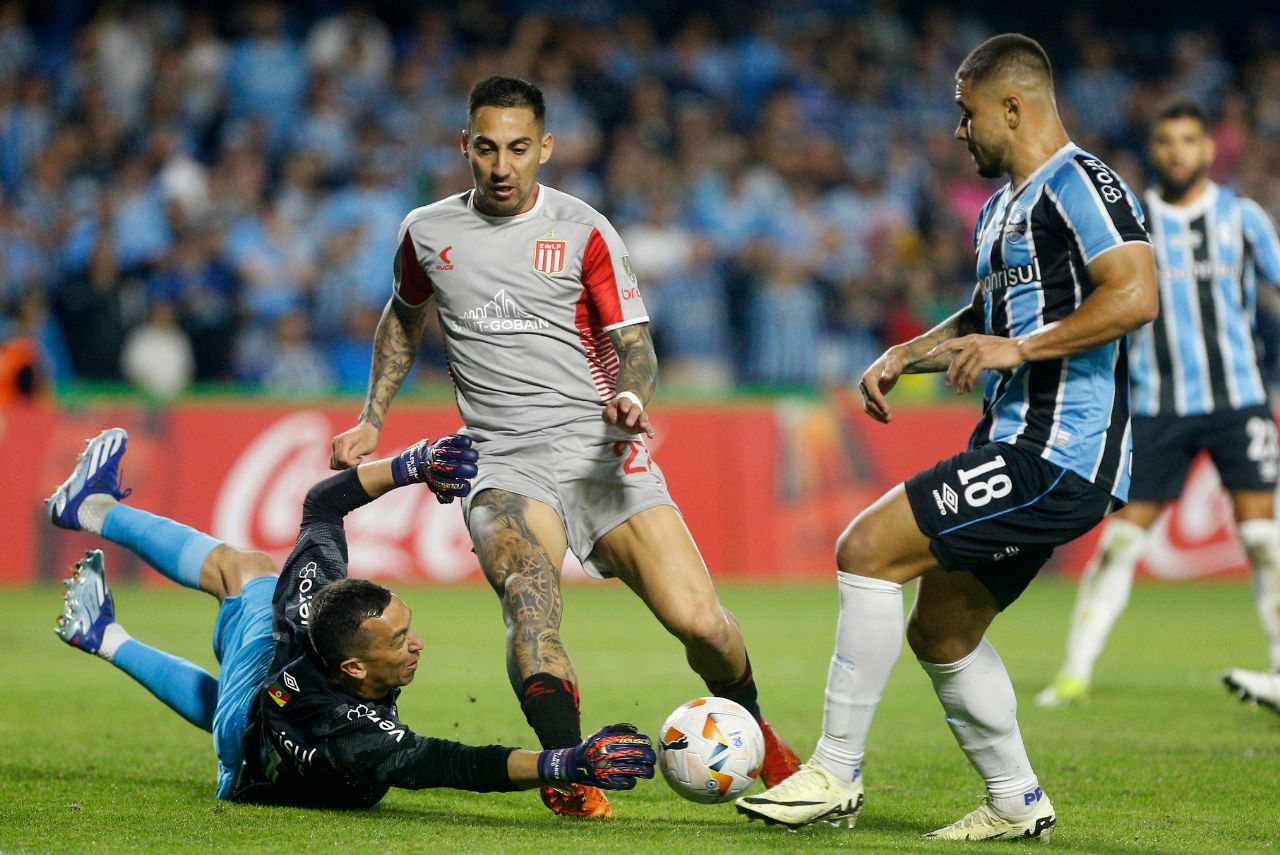 Grêmio empatou com o Estudiantes pela Libertadores (Foto: Albari Rosa/AFP)