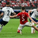 Inglaterra e Dinamarca ficaram no empate pela Eurocopa 2024 (Foto: Javier Soriano/AFP)