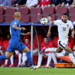 Inglaterra e Eslovênia fizeram duelo sem gols na Eurocopa (Foto: Reprodução)