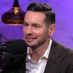 JJ Redick atualmente apresenta um podcast autoral. Foto: Reprodução/X