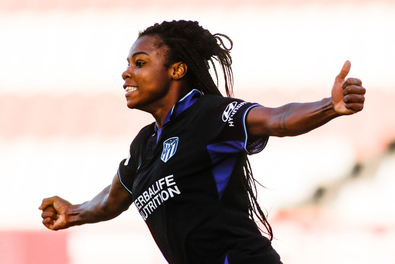 Ludmila estava no Atlético de Madrid desde 2017 (Foto: Reprodução)