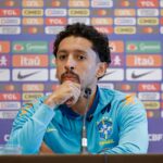 Marquinhos concedeu coletiva de imprensa nesta quarta-feira (19). Foto: Rafael Ribeiro/CBF