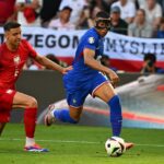 Mbappé foi autor do gol da França no empate com a Polônia (Foto: Reprodução)