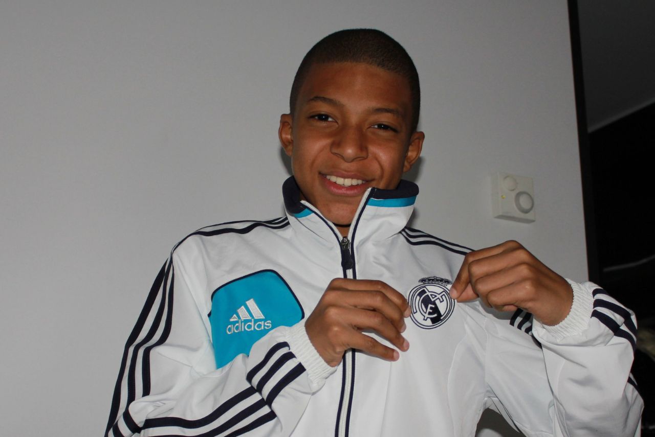 Mbappé tem paixão pelo Real Madrid desde a infância (foto: Reprodução)