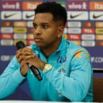 Rodrygo disse que estava ciente da reponsabilidade. Foto: Rafael Ribeiro/CBF