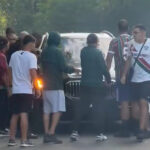 Protesto da torcida do Fluminense