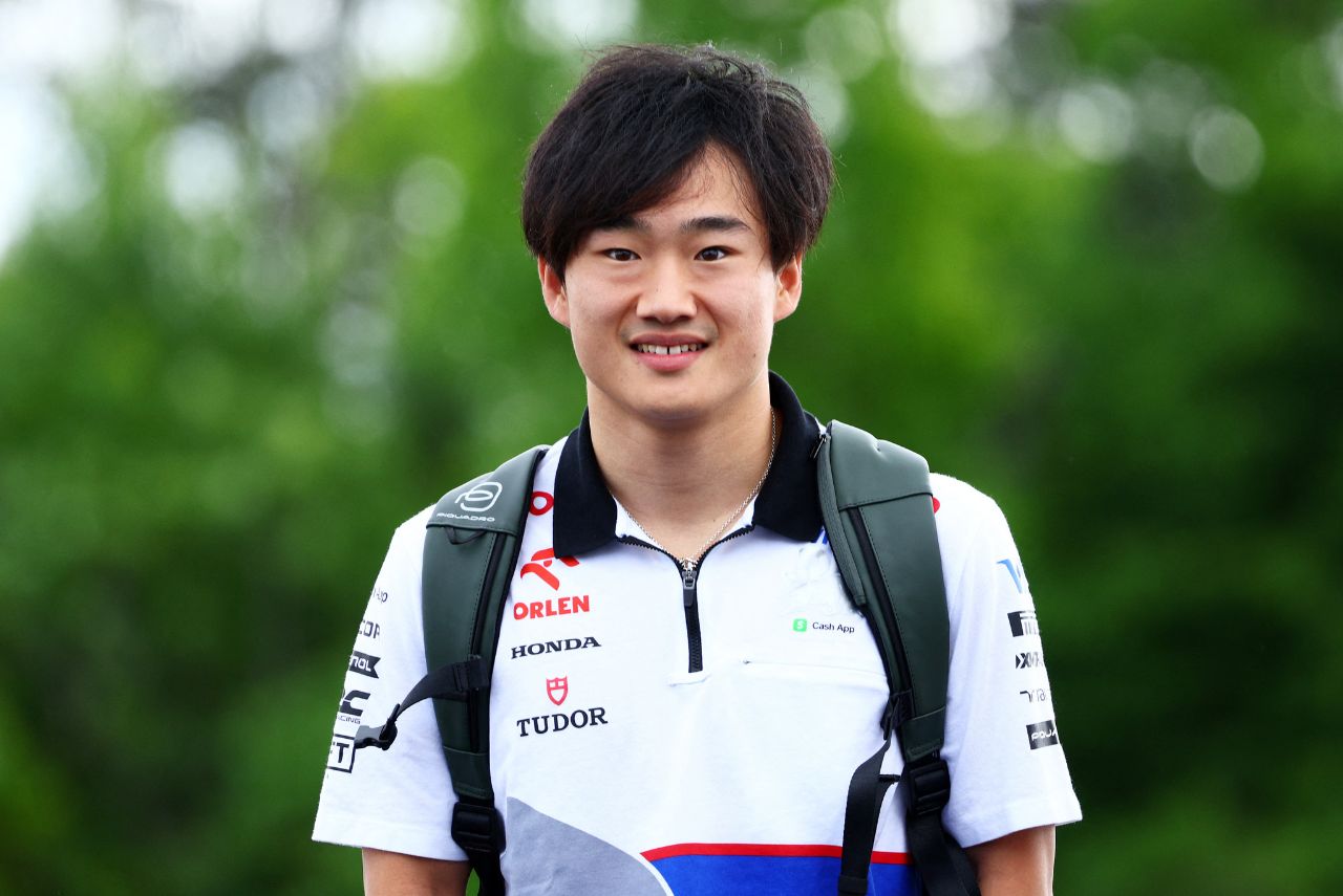 Yuki Tsunoda, piloto da Racing Bulls (Foto: Clive Rose/Getty Images via AFP)