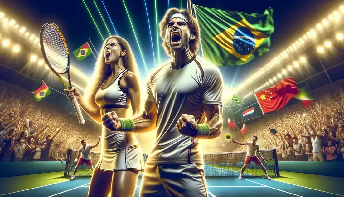 3 Derrotas no Tênis: Carol e Rafa Sofrem na United Cup