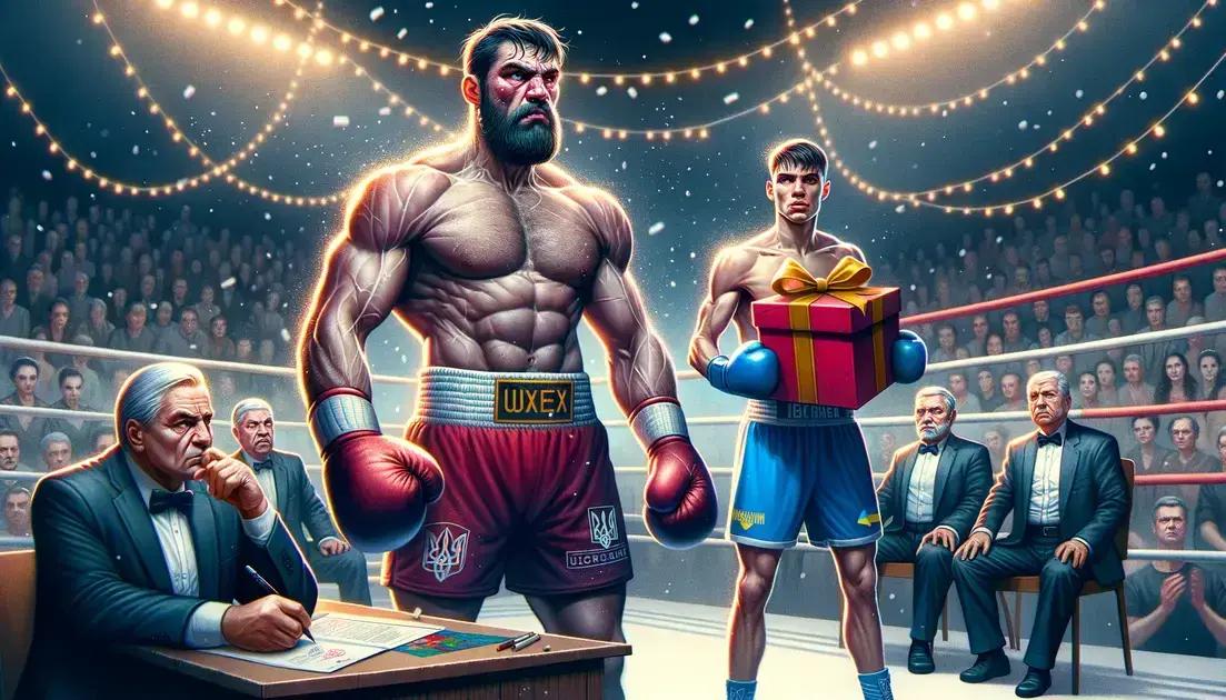 Fury Insatisfeito: 'Juízes deram presente de Natal a Usyk'