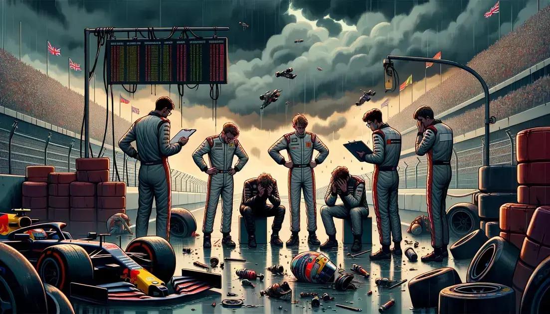 Os 5 Maiores Derrotados da F1 2024 além de Pérez