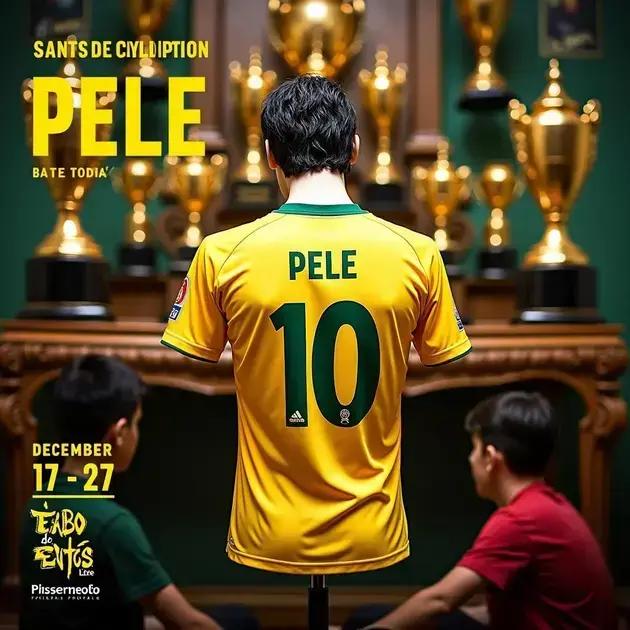 Santos: 5 Fatos sobre a Exibição de Troféus e Camisa de Pelé