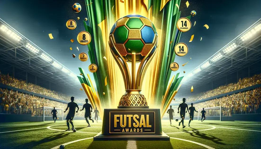 8 Prêmios do Futsal Brasileiro no Futsal Awards 2024