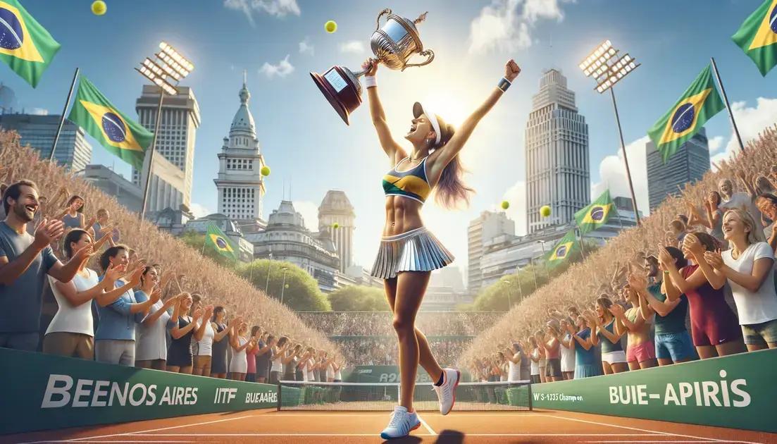 Carol Meligeni conquista seu oitavo título profissional na Argentina