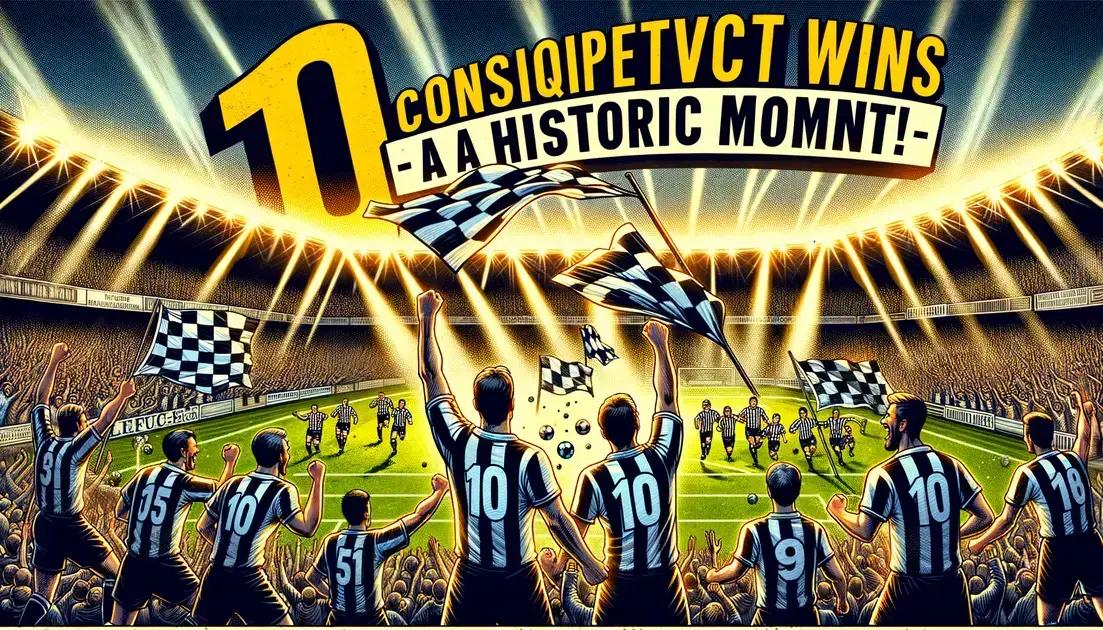 Corinthians Igual a Maior Sequência de Vitórias no Século XXI