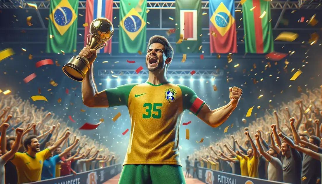 Dyego é eleito o melhor jogador do mundo no futsal