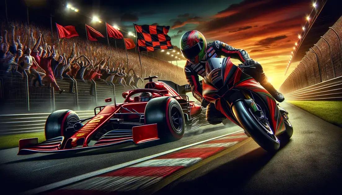 Hamilton na Ferrari e Márquez na Ducati: diferenças e semelhanças