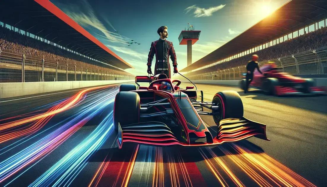 Hamilton Testa o SF-23 da Ferrari em Barcelona