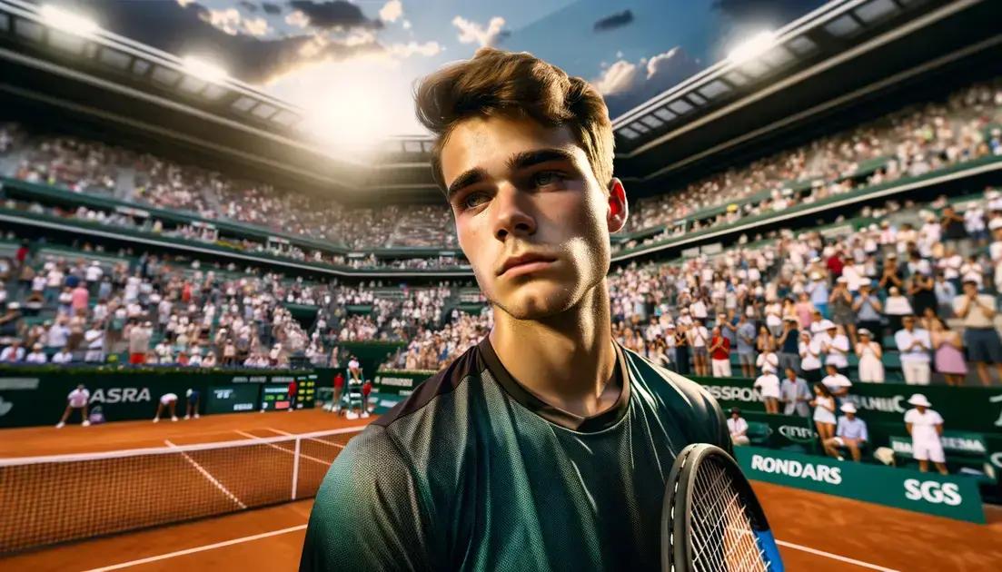 João Fonseca admite nervosismo após eliminação no Australian Open