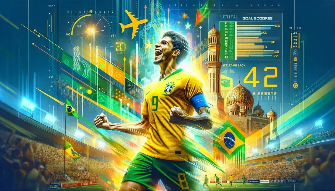 Neymar Retorna ao Brasil: Números e Recordes do Craque