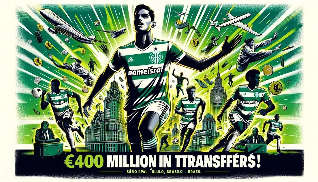 Palmeiras: 400 Milhões de Euros em Negociações desde 2015