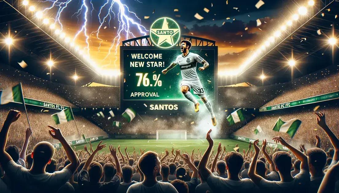 Santos: 76,5% dos Torcedores Aprovam Leo Godoy