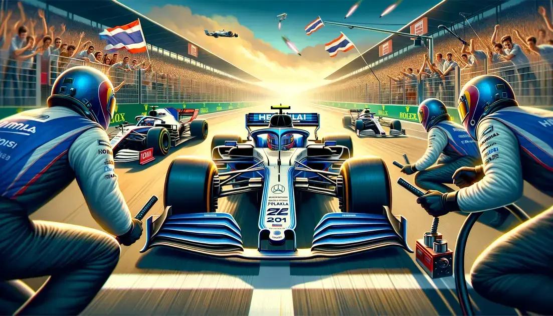 Vowles: Parceria Sainz-Albon traz liderança para Williams