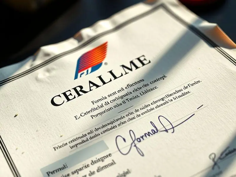 Atestado da Fórmula 1 com assinatura, detalhes ultrarrealistas.