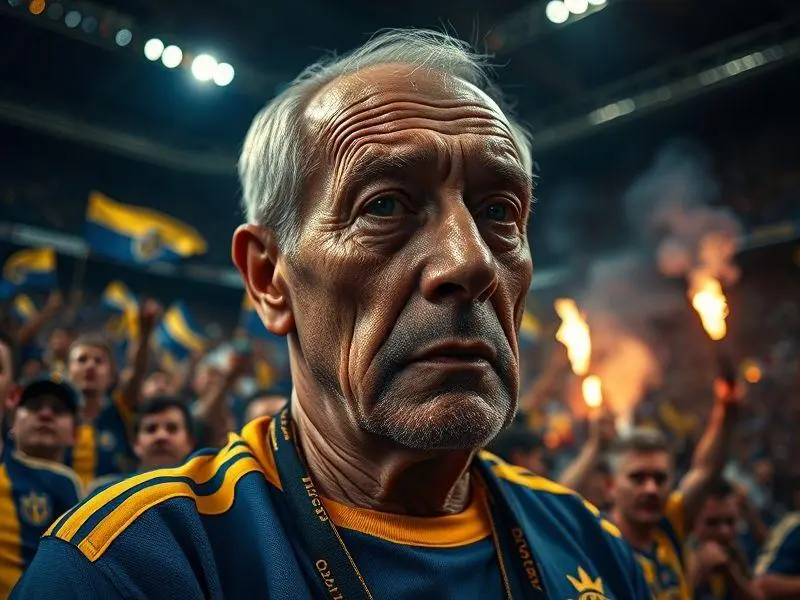 Torcedor do Boca Juniors chorando após a eliminação na Libertadores, La Bombonera.