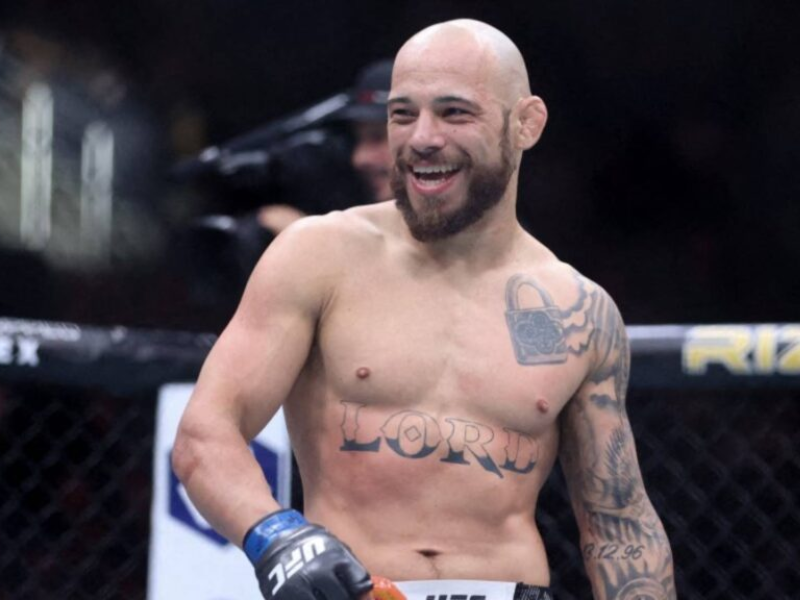 Jean Silva, lutador de MMA brasileiro, pronto para lutar no UFC 314.