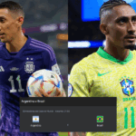 Confronto tenso entre Raphinha e jogadores argentinos em vestiário.