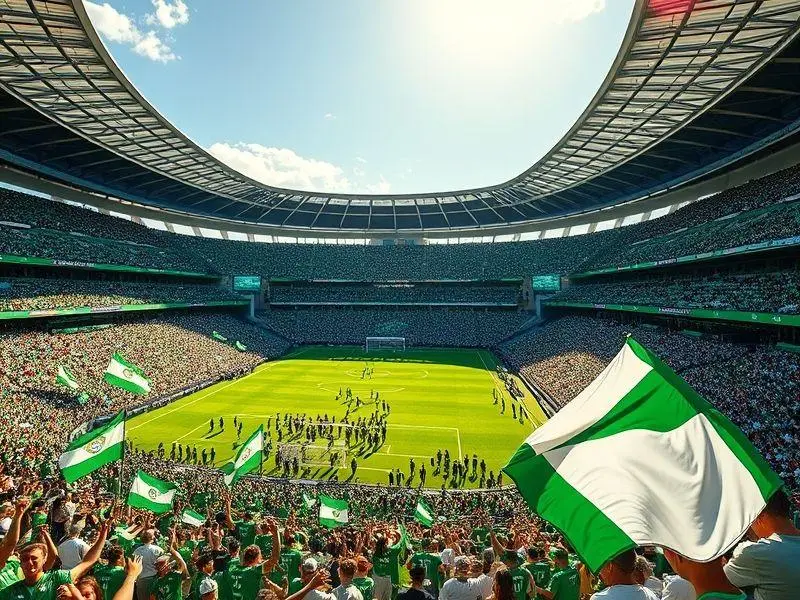 Estádio Allianz Parque lotado com torcedores do Palmeiras em dia de jogo.
