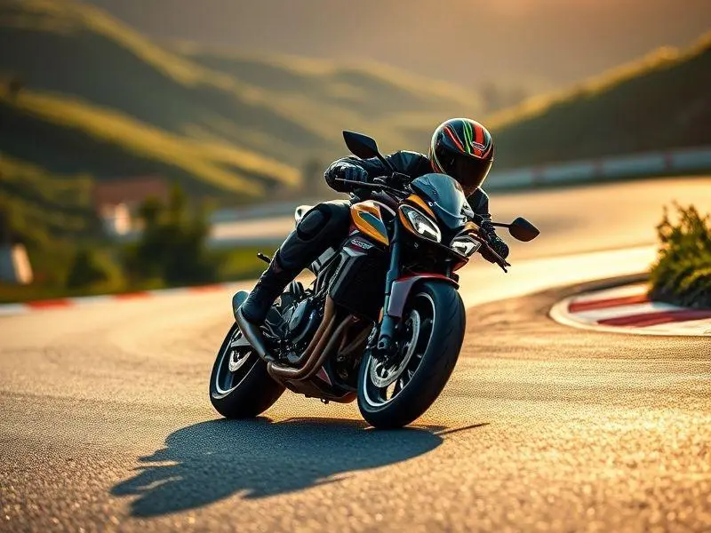 Moto Triumph Daytona 660 competindo na Moto1000GP em Curvelo, Minas Gerais.